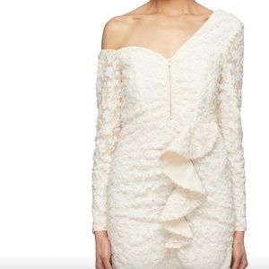 Self-portrait floral sequin off the shoulder mini dress SIZE US 8